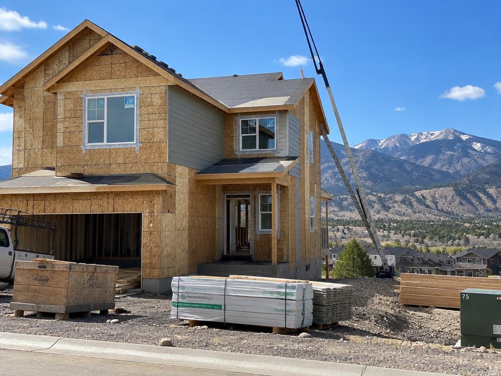 Residential home under construction